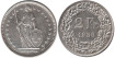 SWITZERLAND - K-021 - 2 FRENCH 1936, SC silver
