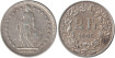 SUIZA - K-021 - 2 FRANCOS 1940 , MBC  plata