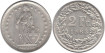 SUIZA - K-021 - 2 FRANCOS 1963 , EBC  plata