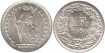 SUIZA - K-023 - 1/2 FRANCO 1950 , MBC  plata