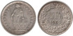 SUIZA - K-023 - 1/2 FRANCO 1961 , SC  plata