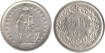 SUIZA - K-023 - 1/2 FRANCO 1964 , SC  plata