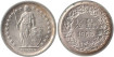 SUIZA - K-023 - 1/2 FRANCO 1965 , SC  plata