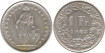 SWITZERLAND - K-024 - 1 FRANCE 1963 ,SC silver