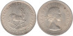 SURAFRICA - K-052 - 5 SHILLING 1957 , EBC+ silver
