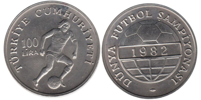 TURKIA - K-0951 - 100 LIRAS 1982 , SC