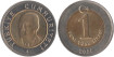 TURKIA - K-1169 - 1 LIRA 2006 , SC