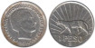 URUGUAY - K-030 - 1 PESO 1942 , MBC  plata
