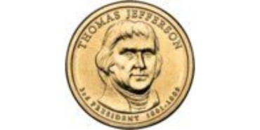 ESTADOS UNIDOS - K-403 - 1 DÓLAR 2007  Nº3- JEFFERSON  - SC