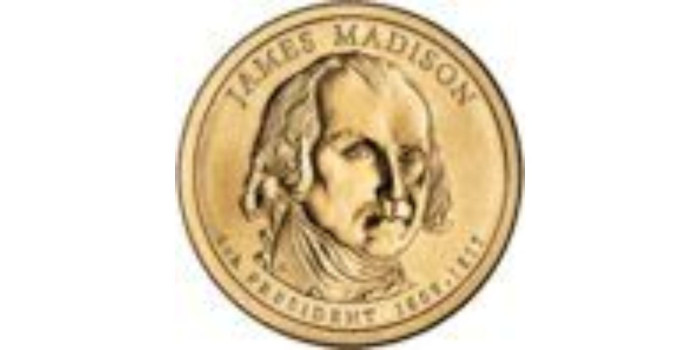 ESTADOS UNIDOS - K-404 - 1 DÓLAR 2007 Nº4- MADISON  - SC