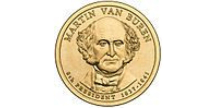 ESTADOS UNIDOS - K-429 - 1 DÓLAR 2008 Nº8- MARTIN VAN BUREN-SC