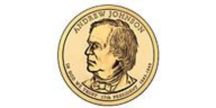 ESTADOS UNIDOS - K-499 -1 DOLAR 2011  Nº17 ANDREW JOHNSON. SC