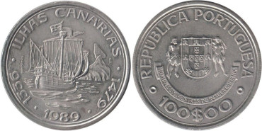 PORTUGAL - K-646, 100 ESCUDOS 1989 , SC