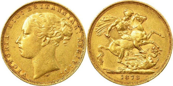 GRAN BRETAÑA  K-0752 - SOBERANO/LIBRA DE ORO  - VICTORIA