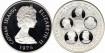 CAYMAN ISLANDS - K-012- 50 DOLLARS 1975. PROOF - SILVER