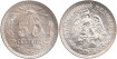 MEXICO - K-447, 50 CENT 1944, silver EBC