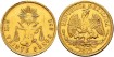 MEXICO K-414.6 - 20 PESOS 1872 Mexico MºM - oro
