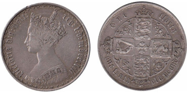 GRAN BRETAÑA - K-0746.1 - 1 FLORIN 1853. MBC+