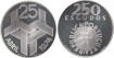 PORTUGAL - K-604 - 250 ESCUDOS 1974, PROOF plata