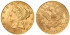 EE.UU - K-101 - 5 DOLLAR - LIBERTY HEAD. ORO