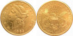 EE.UU  K-074.3.-  20 DOLLAR 1882 s Liberty Head. ORO