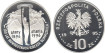 POLAND - K-301 - 10 ZLOTYCH 1995 ATLANTA - PROOF SILVER