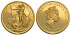 GRAN BRETAÑA K-0953 100 POUNDS - BRITANNIA - ORO