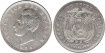 ECUADOR - K-053.- 1 SUCRE 1884.  MBC - SILVER