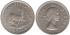 SURAFRICA - K-052 - 5 SHILLING 1953 , EBC  plata