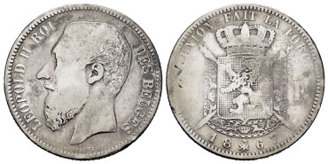 BELGICA - K-030.- 2 FRANCOS 1867 - MC