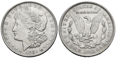 ESTADOS UNIDOS - K-110-3.- 1 DÓLAR 1921 - EBC-
