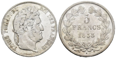 FRANCIA - K-0749 - 5 FRANCOS 1833 A - MBC