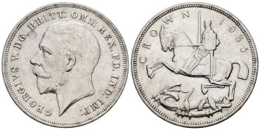 GRAN BRETAÑA - K-0842.- 1 CROWN 1935 - SC