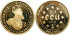 BELGICA K-167 - 50 ECUS BELGICA - 1/2 ONZA de ORO