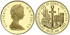 CANADA  K-0137.- 100 DOLLAR 1983 CONSTITUCION. PROOF - 1/2 ONZA ORO