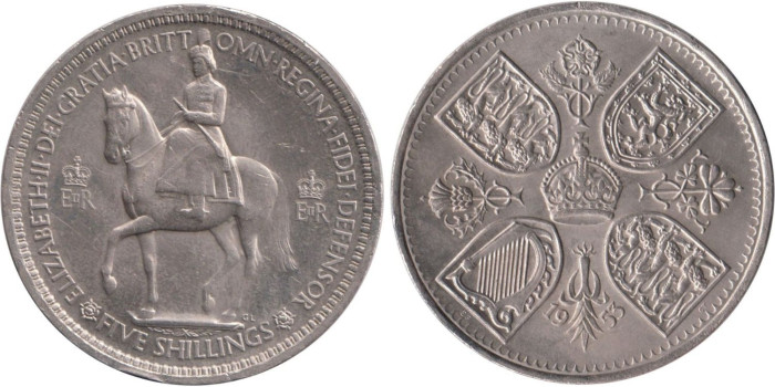 GRAN BRETAÑA - K-0894 - 1 CROW 1953, EBC