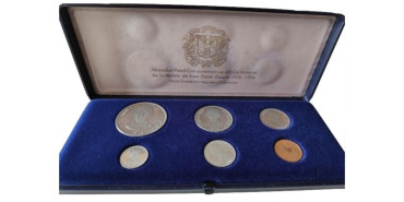 REPUBLICA DOMINICANA - K-040/45 - 6 Valores 1976. PROOF