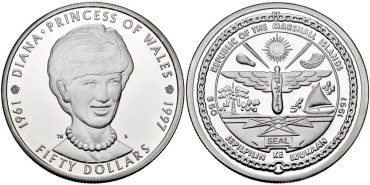 ISLAS MARSHALL - K - 055 - 1 ONZA 1997 - PROOF