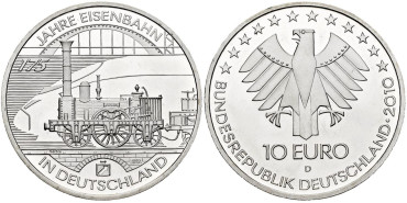 ALEMANIA FEDERAL - K-291.- 10 EURO 2010 D   - PROOF