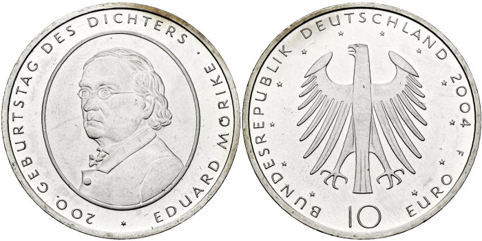 ALEMANIA FEDERAL - K-233.- 10 EURO 2004 F  - SC