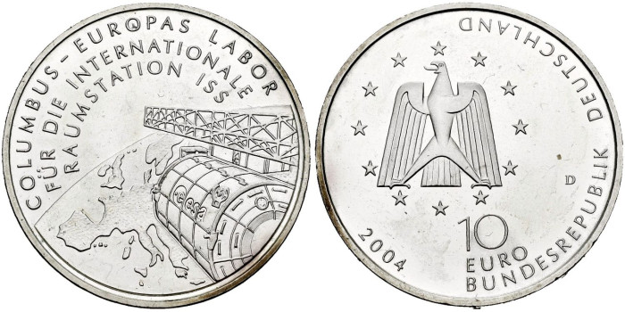 ALEMANIA FEDERAL - K-234.- 10 EURO 2004 D  - SC
