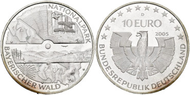 ALEMANIA FEDERAL - K-241.- 10 EURO 2005 D  - SC