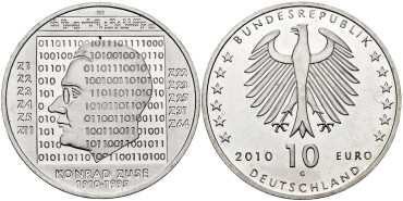 ALEMANIA FEDERAL - K-289.- 10 EURO 2010 G   - PROOF