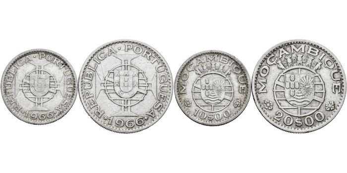 MOZAMBIQUE - K-080 -20 ESCUDOS 1960/66 - MBC