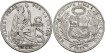 PERU - K-218.2 - 1 SOL 1925. S.C - SILVER