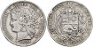 PERU - K-201.1 - 5 PESETAS 1880 B.F. - MBC-