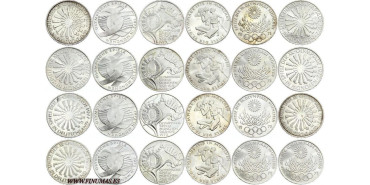 ALEMANIA FEDERAL.-  24 X 10 MARCOS 1972 OLIMPIADAS MUNICH