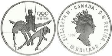 CANADA - K-0216- 15 DOLLARS.  MULTIDISCIPLINA PROOF - PLATA