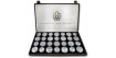CANADA - K-PS08. OFFICIAL SET 28 PIECES OLYMPIC - PROOF. 1kg SILVER