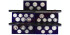 RUSIA - U.R.S.S.- KPS002 - 5 &10 RUBLOS OLIMPIADAS MOSCU. JUEGO COMPLETO PLATA